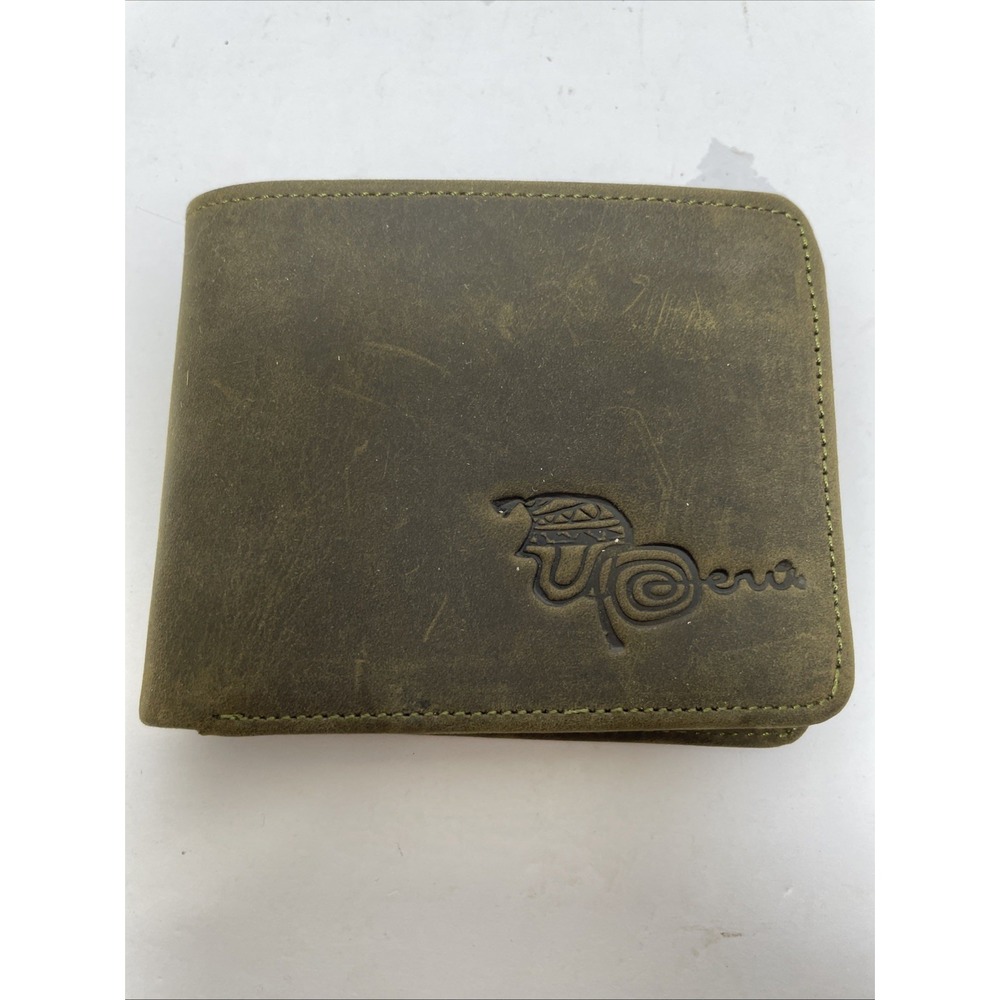 Peruvian Wallet  in Leather Design Machu Picchu